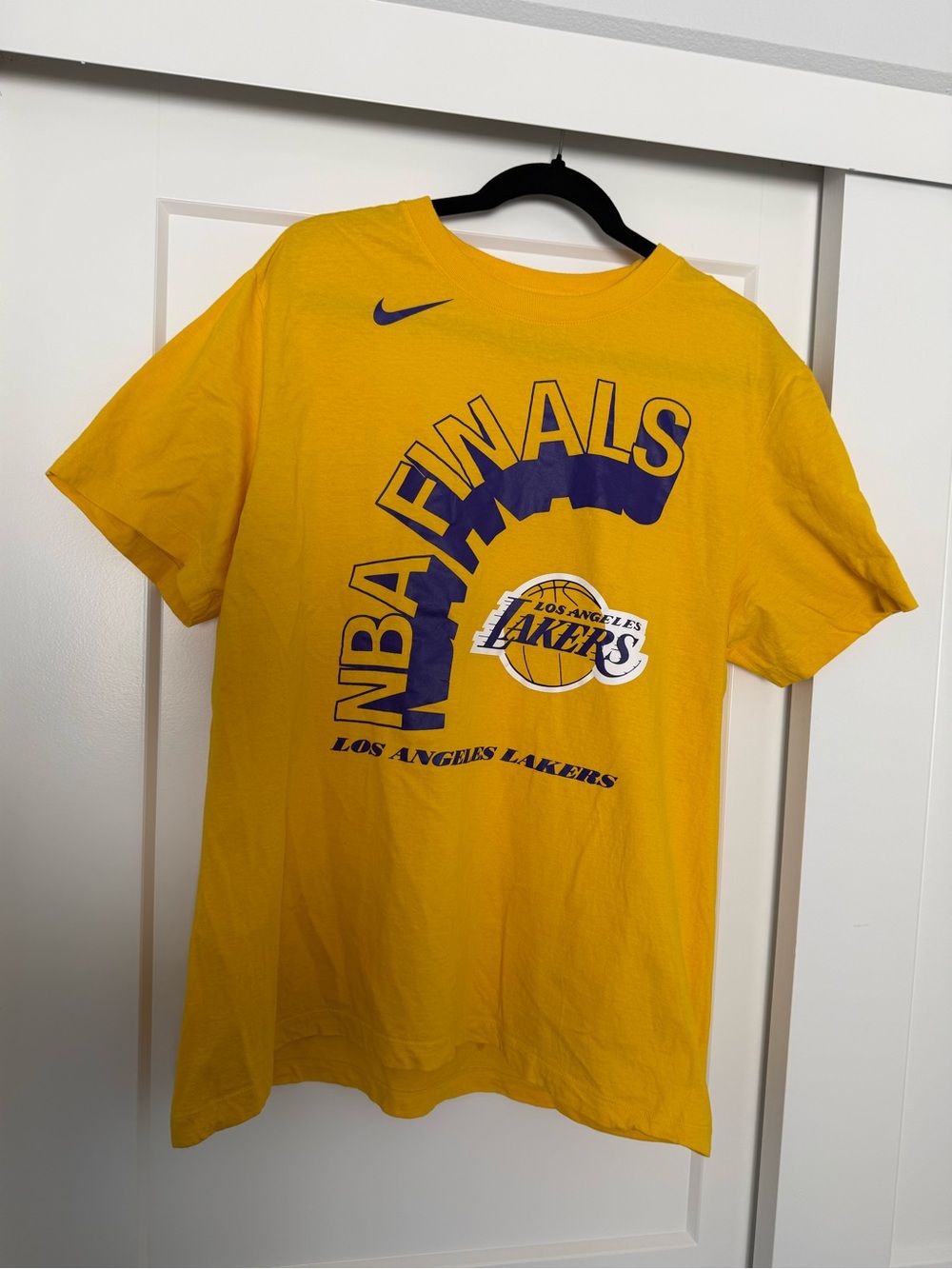 Nike Los Angeles Lakers Yellow & Purple NBA Finals T-Shirt